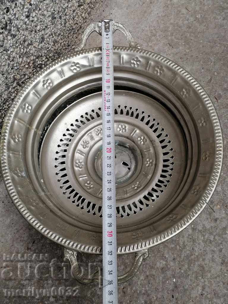 Decorative brass dish fruit bowl basin brazier basket - 6 Decorative brass dish fruit bowl basin brazier basket - 6