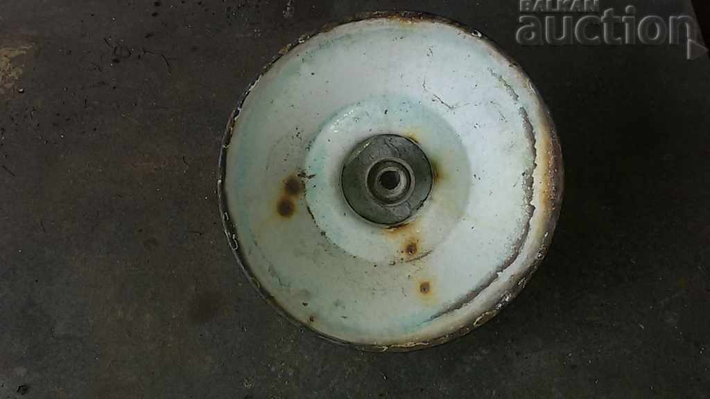 Auction antique enamelled reflector lamp Auction antique enamelled reflector lamp