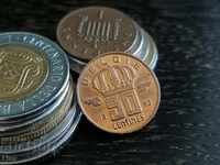 Монета - Белгия - 50 сентима | 1998г.