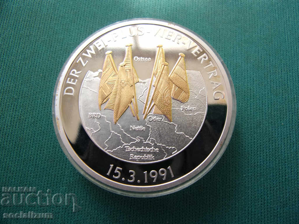 Германия 1991 Плакет Сребро 21,5 грама 35 мм. Rare