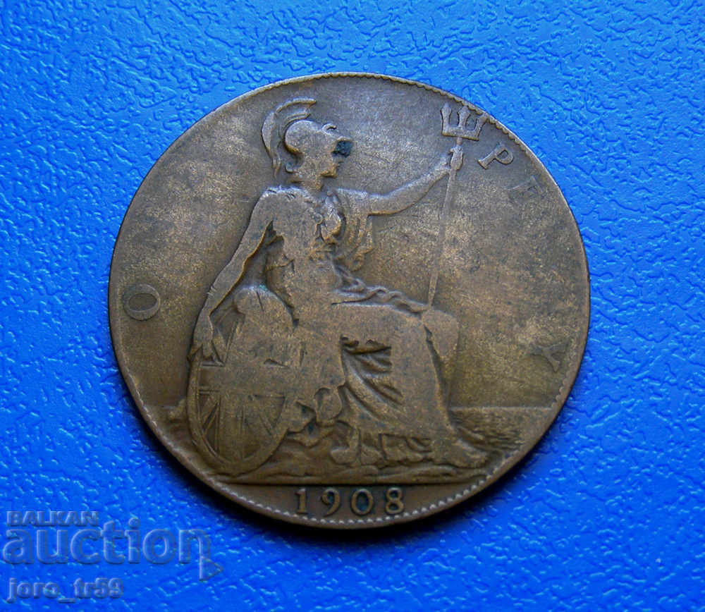 Μεγάλη Βρετανία 1 Penny 1908 - #2