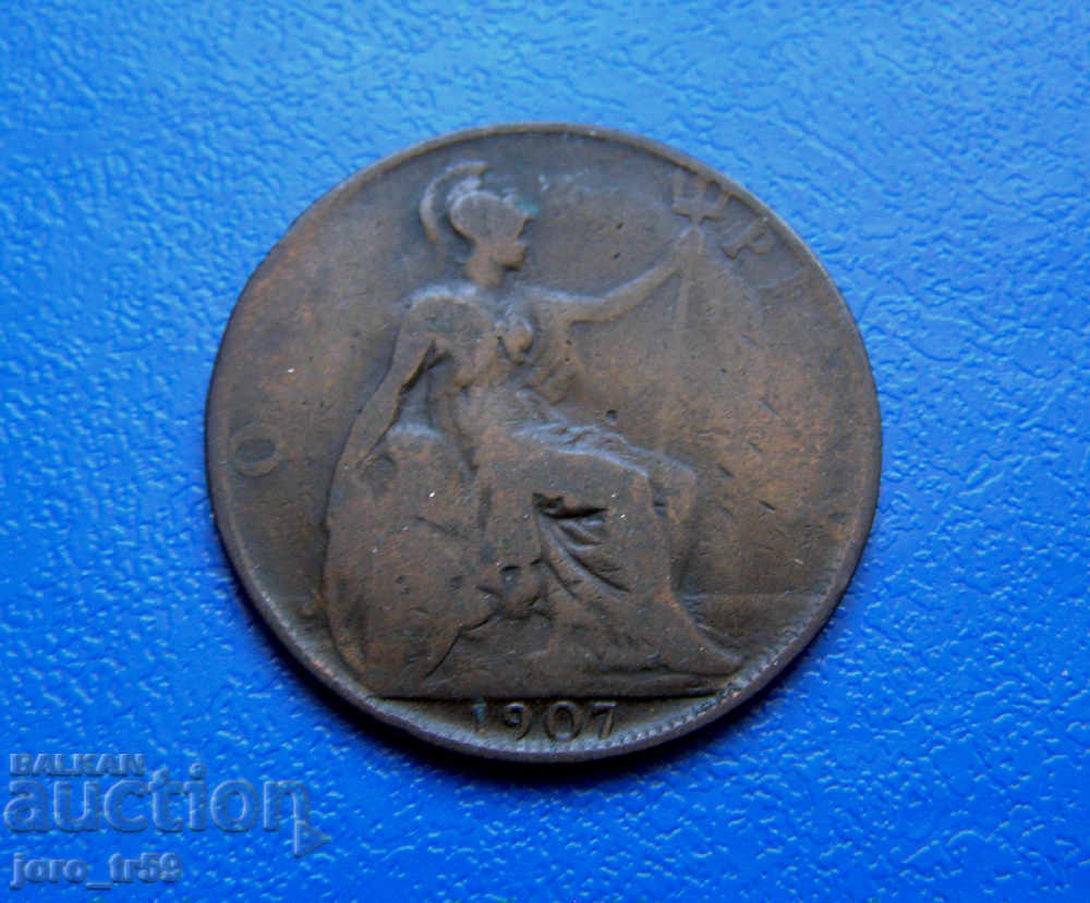 Great Britain 1 Penny 1907 - #2 Great Britain 1 Penny 1907 - #2