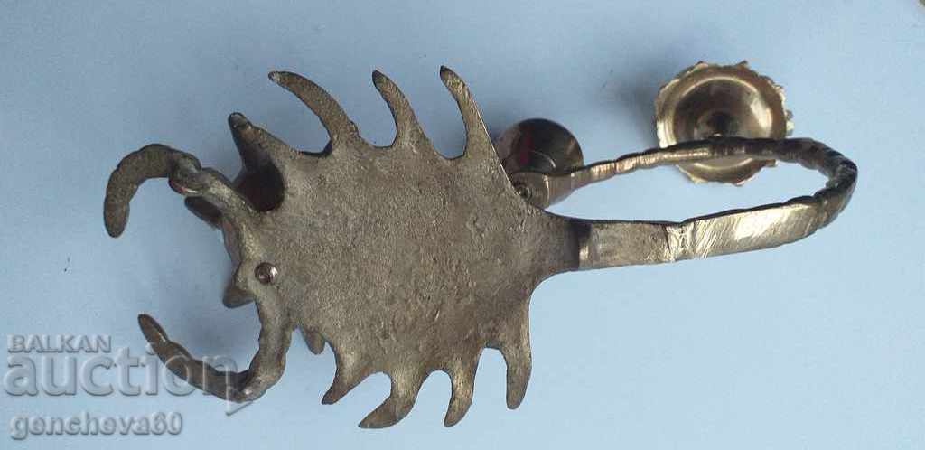 Sfeșnic de bronz ,,Scorpion" pentru aromoterapie - 6