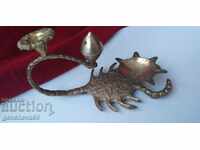 Bronze candlestick "Scorpion"/aromatherapy