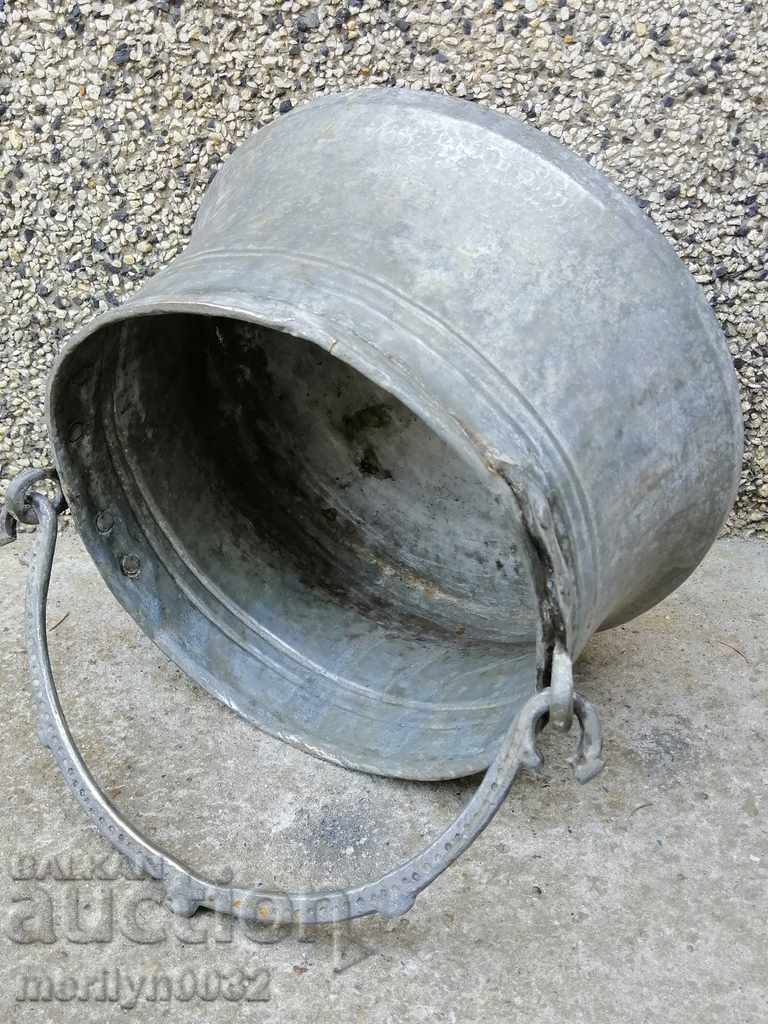 Калайдисан менец, котел, бакър, меден съд с цена € 67.38 | 131.78 лв.