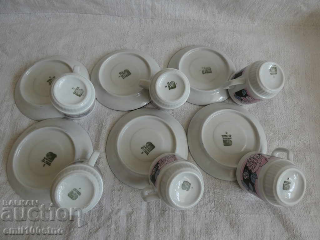 Porcelain coffee service Boris Kidric Yugoslavia - 5 Porcelain coffee service Boris Kidric Yugoslavia - 5