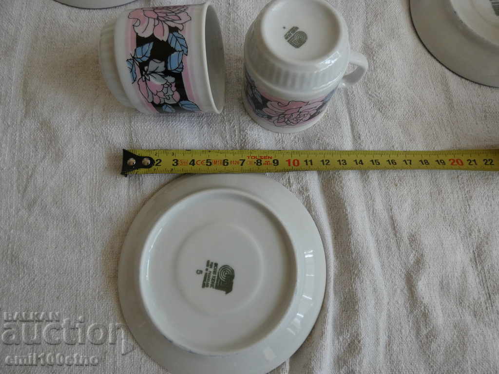 Porcelain coffee service Boris Kidric Yugoslavia - 7 Porcelain coffee service Boris Kidric Yugoslavia - 7