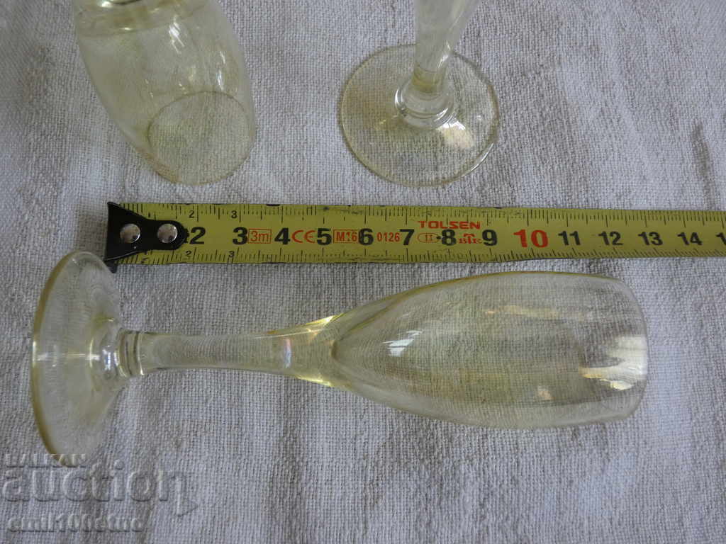 Aperitif cups 5 pieces of thin glass - 6