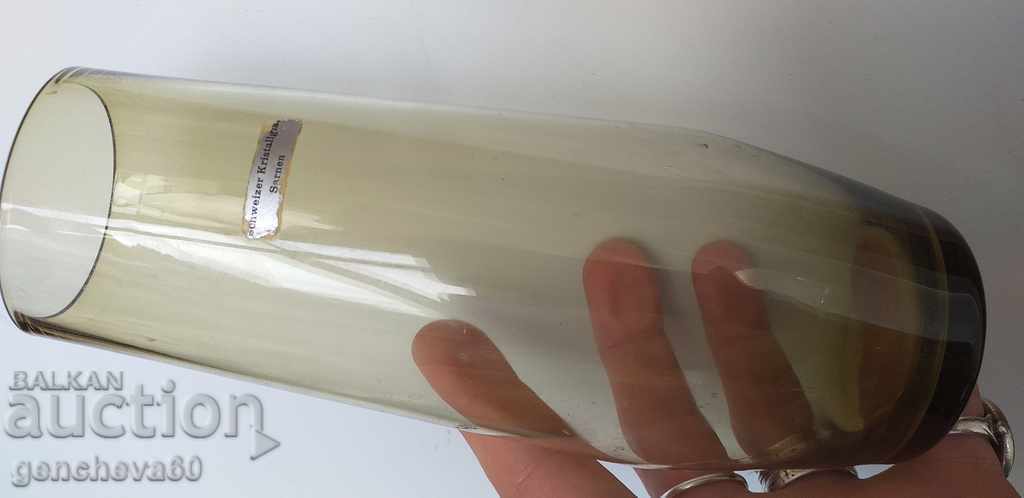 Цветен кристал бонбониера и ваза - 5 Цветен кристал бонбониера и ваза - 5