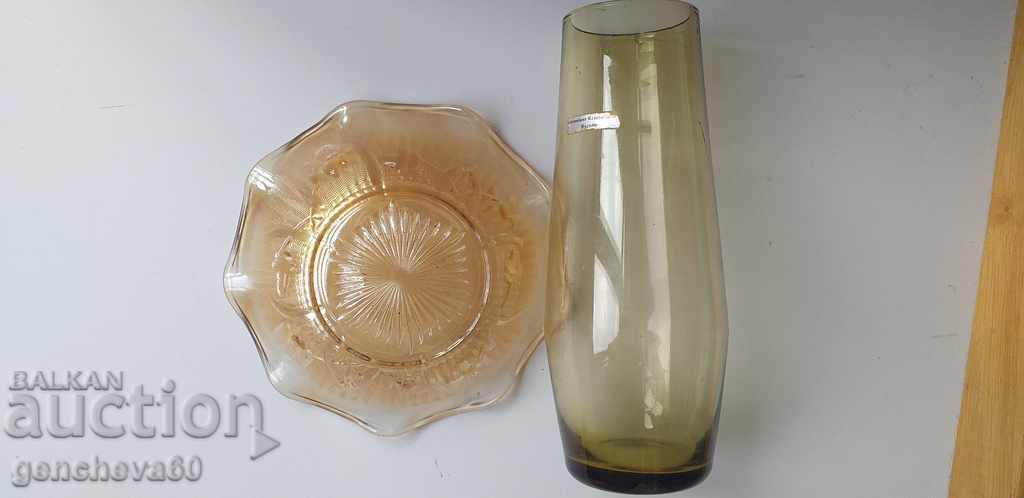 Цветен кристал бонбониера и ваза - 7 Цветен кристал бонбониера и ваза - 7