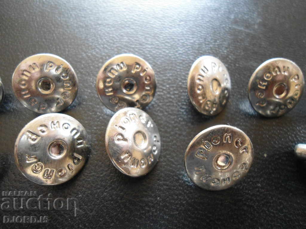 Delivery of Old metal buttons "PIONEER" Delivery of Old metal buttons "PIONEER"