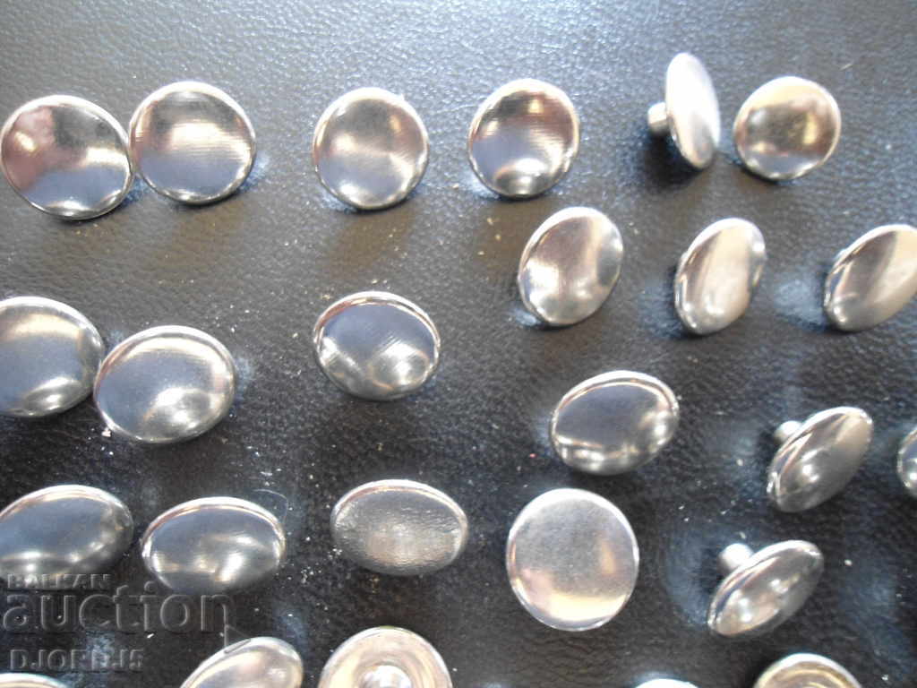 Old metal buttons, 40 pieces with price 5.00 BGN | € 2.56 Old metal buttons, 40 pieces with price 5.00 BGN | € 2.56