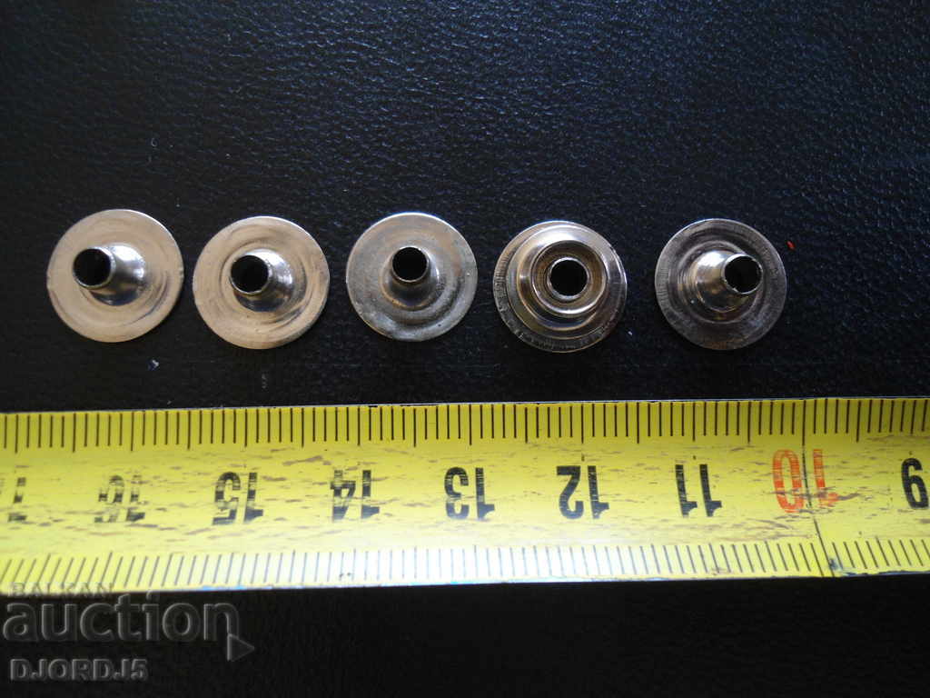 Auction Old metal eyelets, 50 pieces Auction Old metal eyelets, 50 pieces