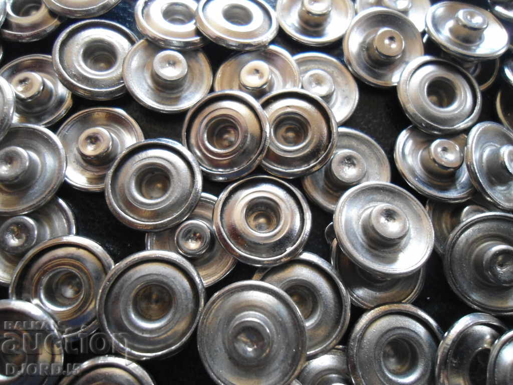Old metal eyelets, buttons, 97 pieces with price 6.00 BGN | € 3.07 Old metal eyelets, buttons, 97 pieces with price 6.00 BGN | € 3.07