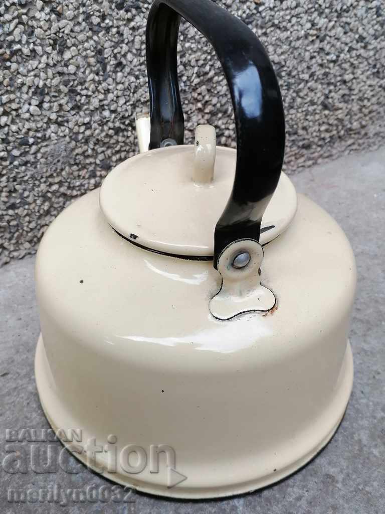 Auction Enameled teapot from the Sotsa, a vessel with enamel, USSR Auction Enameled teapot from the Sotsa, a vessel with enamel, USSR