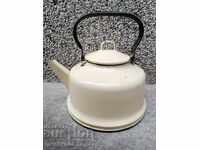 Επισμαλτωμένη τσαγιέρα από τη Σότσα, αγγείο με σμάλτο, ΕΣΣΔ