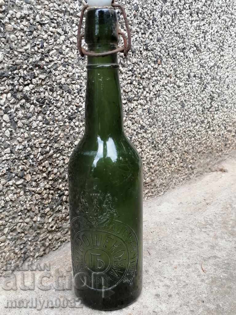 Beer bottle with the coat of arms "BRATYA PROSHEKOVI" 0.6 ml bottle - 7 Beer bottle with the coat of arms "BRATYA PROSHEKOVI" 0.6 ml bottle - 7
