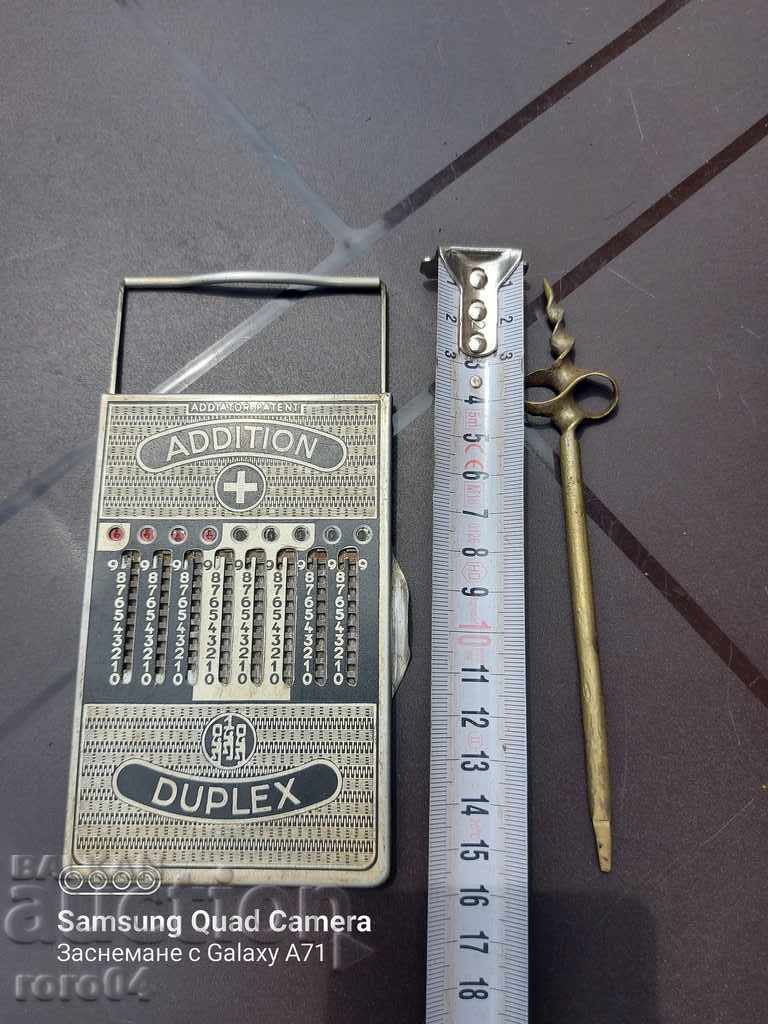 CALCULATOR - ADDITION DUPLEX - ACTIVE with price 75.00 BGN | € 38.35