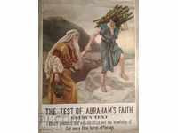 Old color lithograph on a biblical theme
