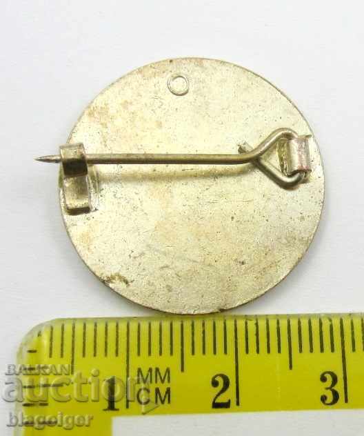 PERSONAL BADGE - LIFEGUARD - SILVER STANDARD - ENGLAND - ENAMEL - 5