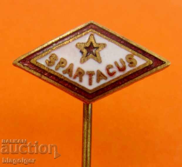OLD FOOTBALL BADGE-FC SPARTACUS-SPARTACUS-HUNGARY-EMAIL