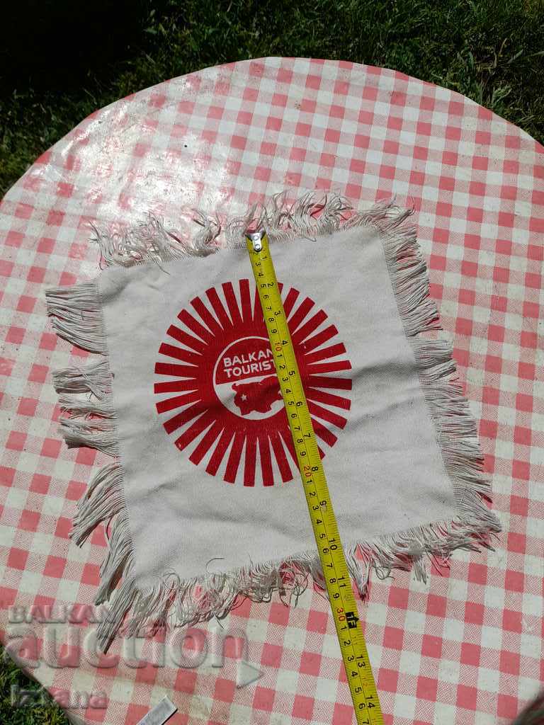 Auction Old cloth napkin Balkantourist Auction Old cloth napkin Balkantourist