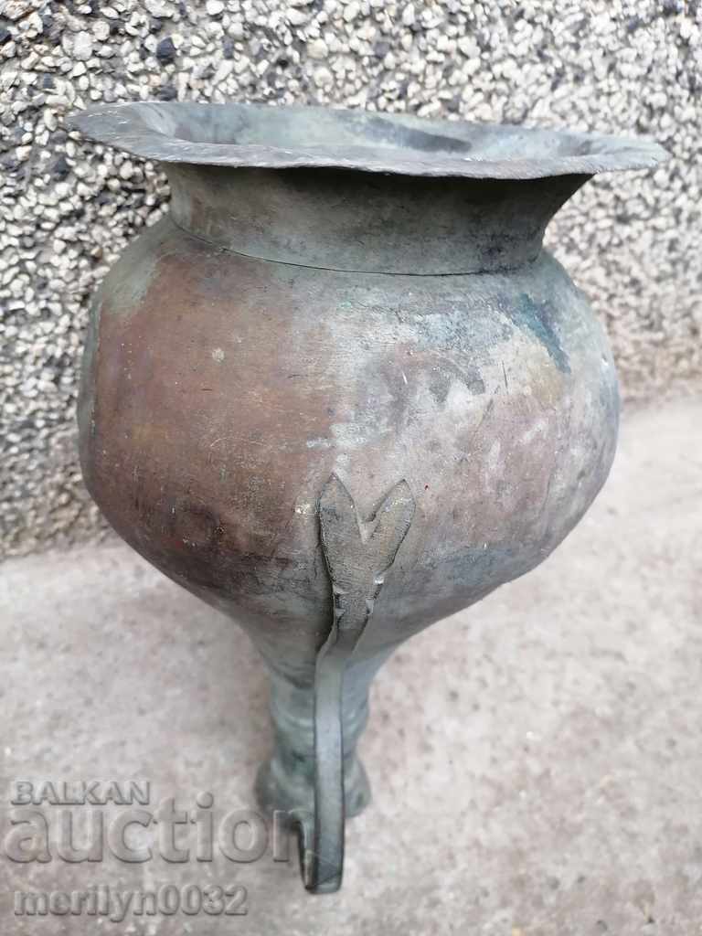 Old hibiscus, hunter, teapot, baker, copper pot jug with price 49.00 BGN | € 25.05 Old hibiscus, hunter, teapot, baker, copper pot jug with price 49.00 BGN | € 25.05