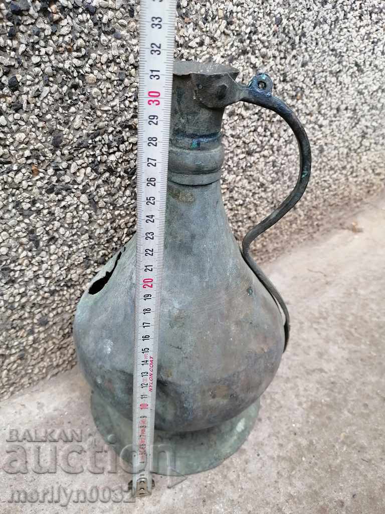 Old hibiscus, hunter, teapot, baker, copper pot jug - 5 Old hibiscus, hunter, teapot, baker, copper pot jug - 5