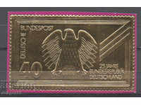 1974. GFR. 25 Republica Federală. Foita de aur.