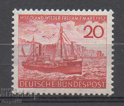 1952. West Germany. The Liberation of Helgoland 1952. West Germany. The Liberation of Helgoland