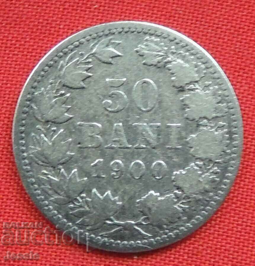 50 бани 1900 г. Румъния сребро