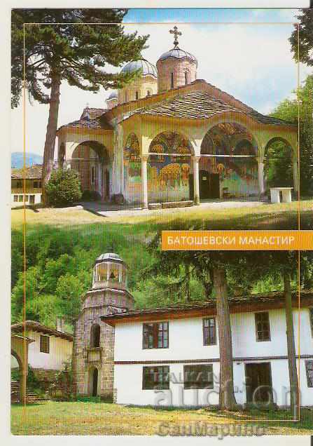 Hartă Bulgaria Manastirea Batoshevo 2 *