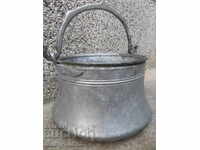 Калайдисан менец, котел, бакър, меден съд