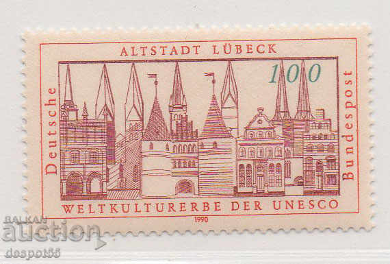 1990. GFR. Η παλιά πόλη του Lübeck.