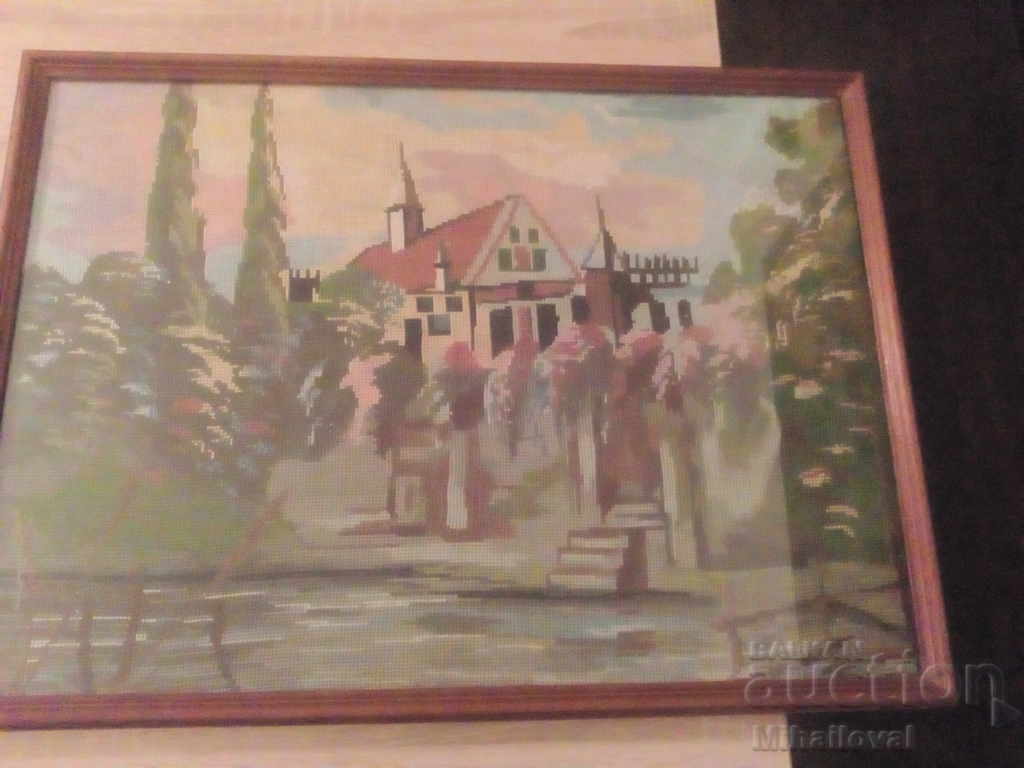 Tapiserie mare rară - 63/46 cm - 6