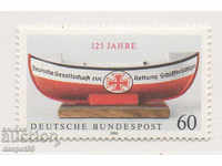 1990. GFR. 125 χρόνια της γερμανικής υπηρεσίας σωσίβιας λέμβου.