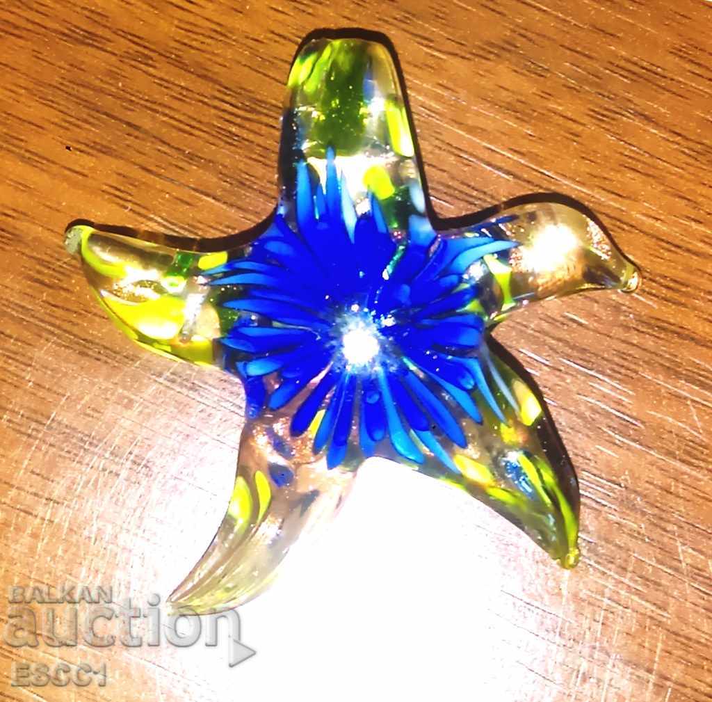 Pendant for necklace Starfish Murano glass