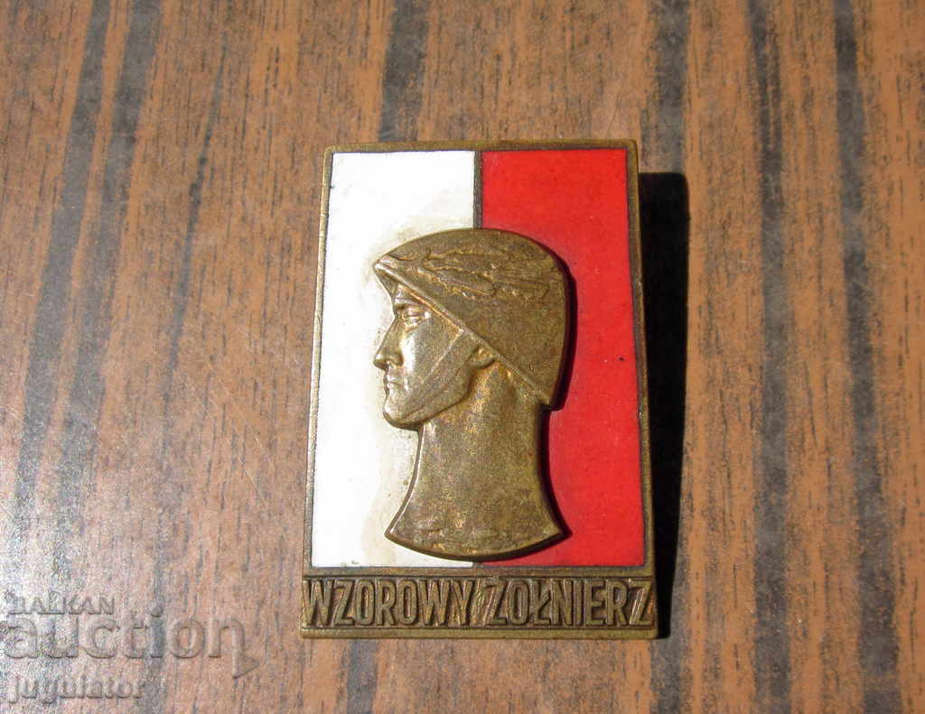 big old Polish military badge Polish military badge on a screw with price 20.00 BGN | € 10.23