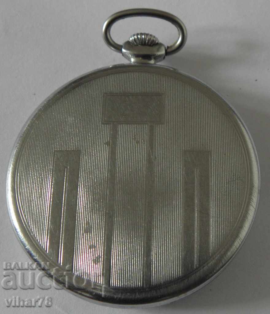 Rare model zipper pocket watch 15 stones - 6