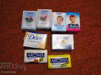 SOAPS - VARIOUS - DOVE - AROMA and others