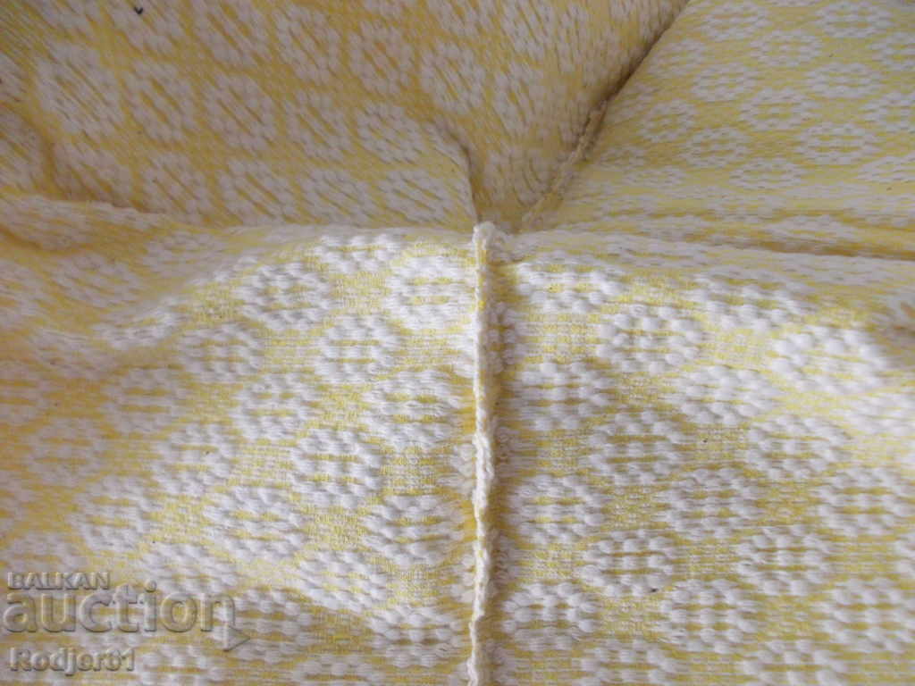 Delivery of from grandma's closet - homemade woven bedspread Delivery of from grandma's closet - homemade woven bedspread