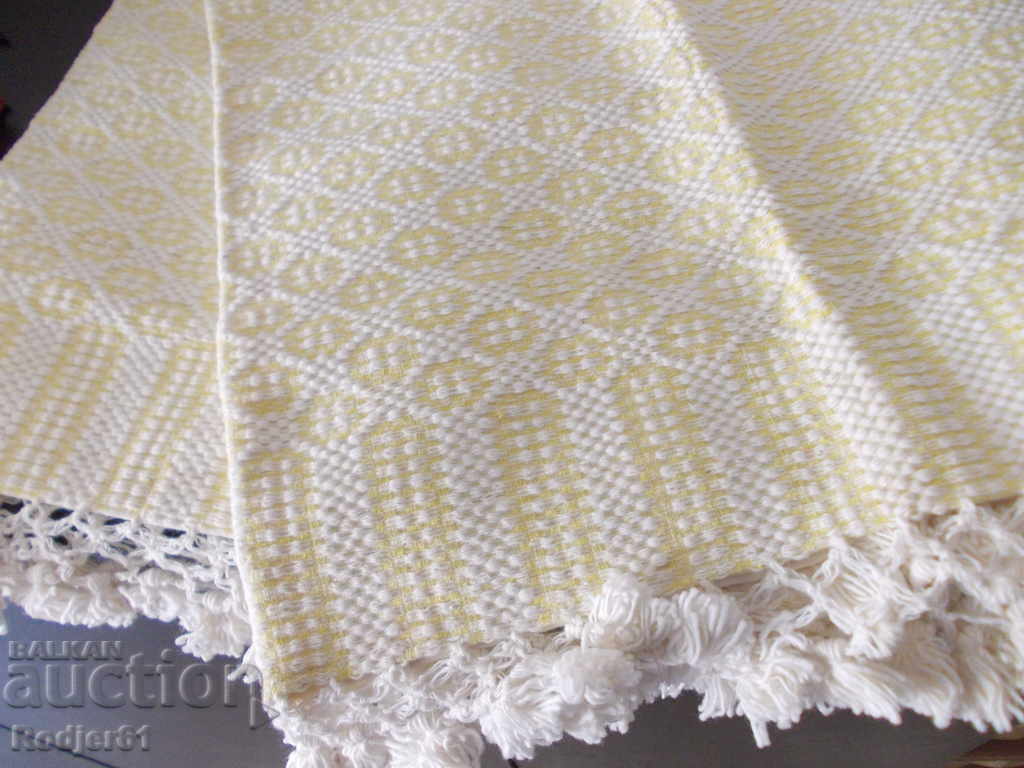 from grandma's closet - homemade woven bedspread - 5 from grandma's closet - homemade woven bedspread - 5