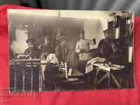 Croitorie atelier militar front Reparație uniformă Primul Război Mondial