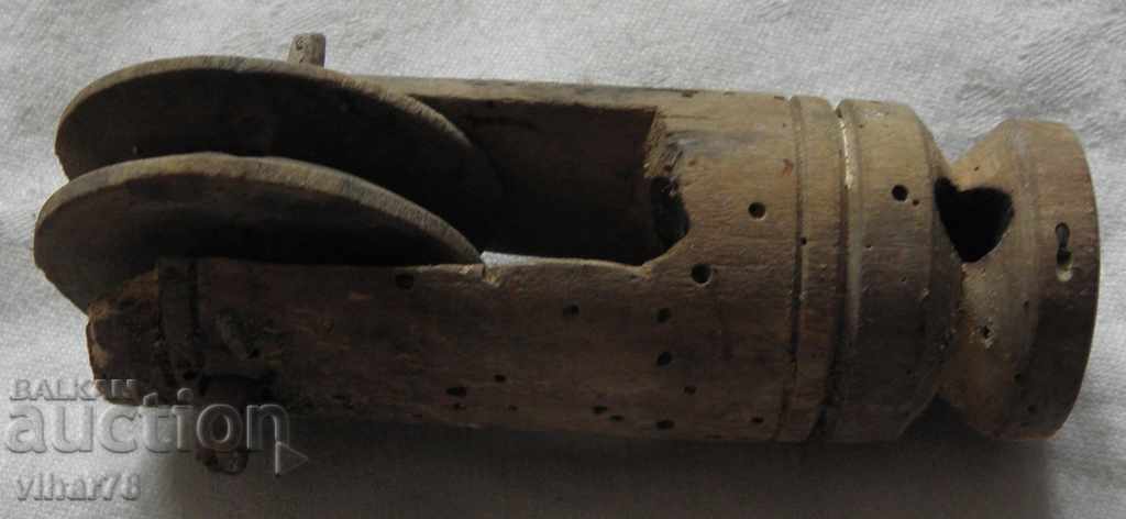 Delivery of A small old wooden spool Delivery of A small old wooden spool