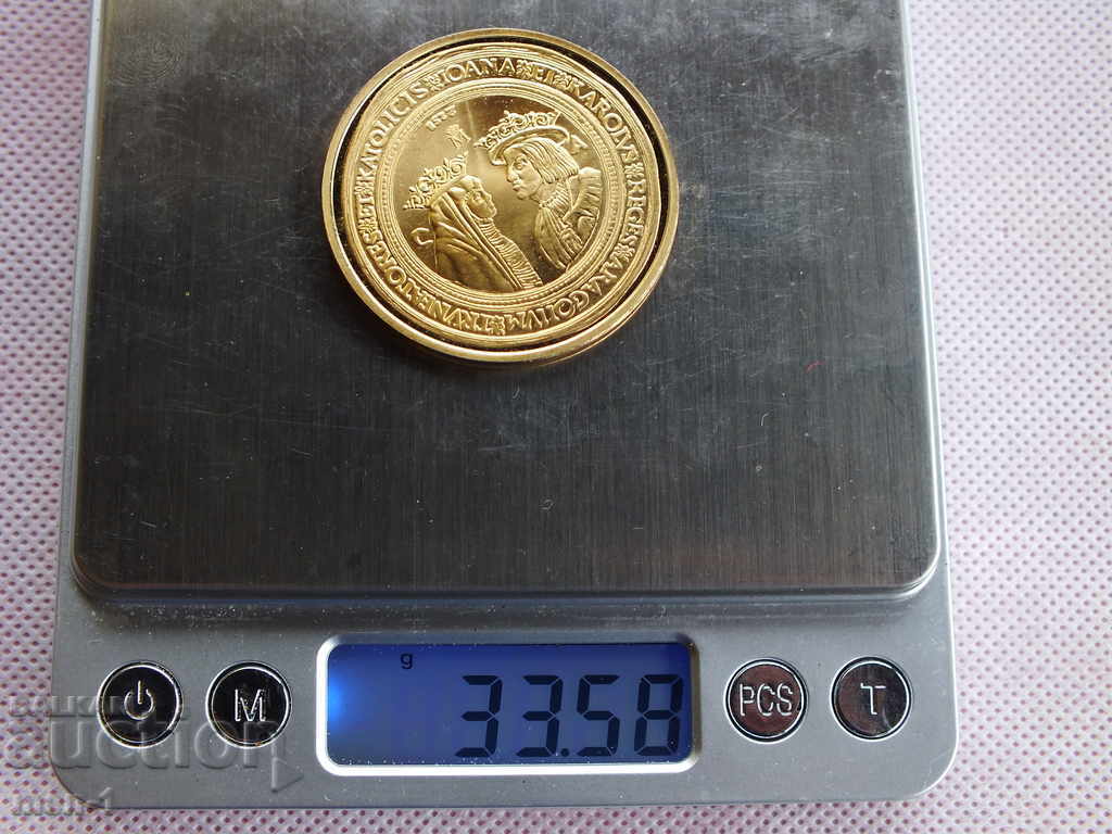 Auction Spain 100 ducats 1528 Auction Spain 100 ducats 1528