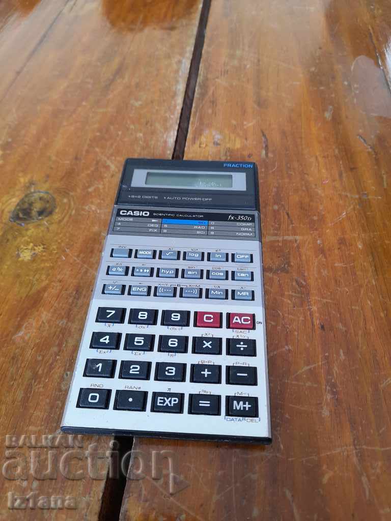 Old Casio FX-350 calculator