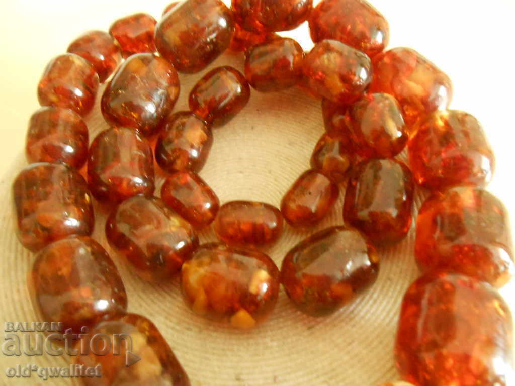 Necklace / necklace / jewelry, Amber, approx. 100 grams with price 997.00 BGN | € 509.76 Necklace / necklace / jewelry, Amber, approx. 100 grams with price 997.00 BGN | € 509.76