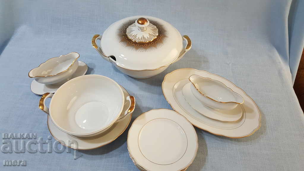Antique porcelain dining set - Bavaria with price 220.00 BGN | € 112.48 Antique porcelain dining set - Bavaria with price 220.00 BGN | € 112.48