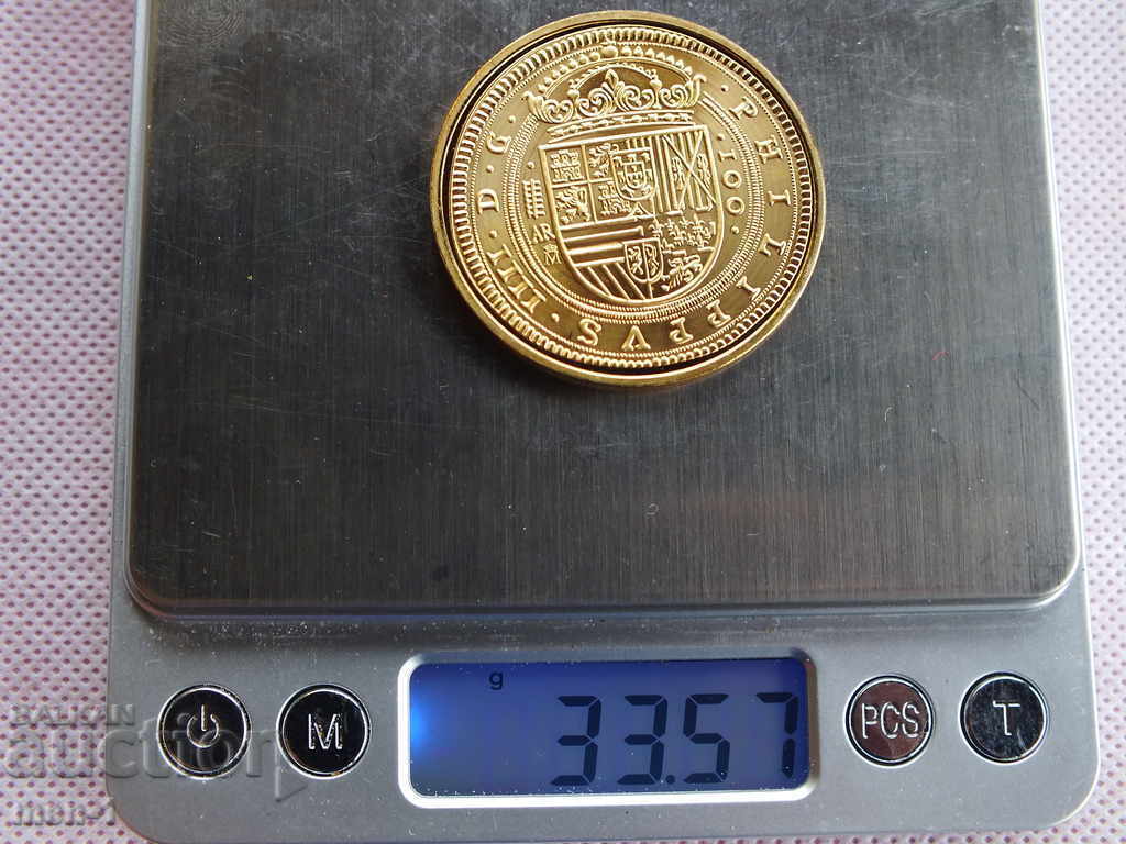 Licitație Spania 100 escudo 1623