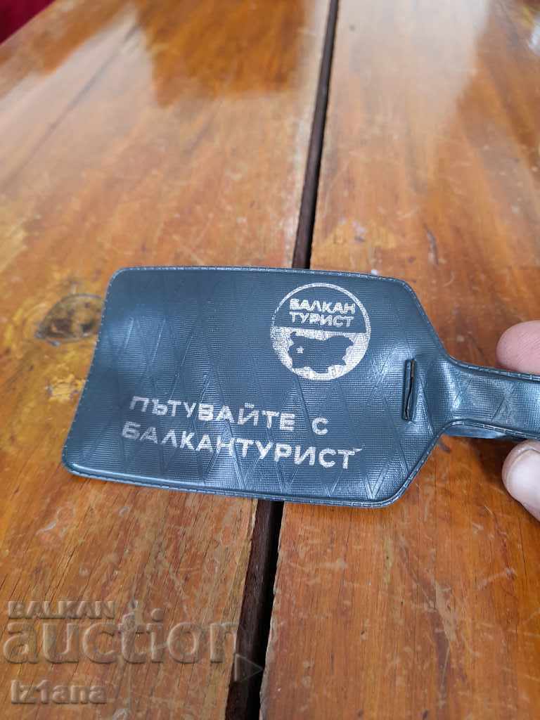 Old luggage label, Balkantourist label with price 10.00 BGN | € 5.11 Old luggage label, Balkantourist label with price 10.00 BGN | € 5.11